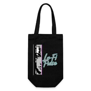 lofi2 - Geschenkbeutel für Flaschen - Schwarz - Vorne