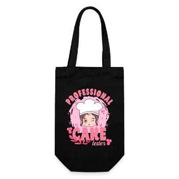 Cake Baker professional Cake Tester Gift - Geschenkbeutel für Flaschen - Schwarz - Vorne