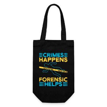 Sciences médico-légales Crimes majeurs Criminalistique - Sac à bouteille - noir - Devant