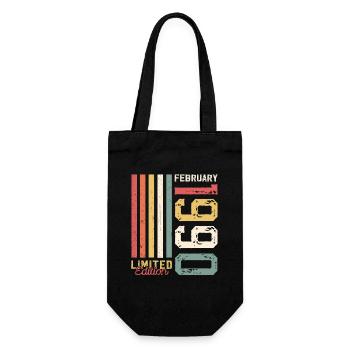 35ème anniversaire cadeau mari Original février 1990 - Sac à bouteille - noir - Devant