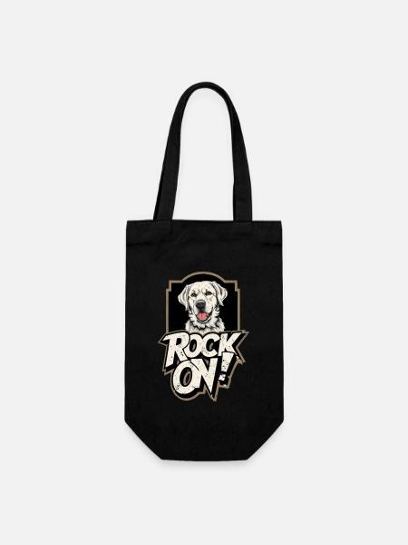 Chien Labrador Retriever - Rock on - Sac à bouteille - noir