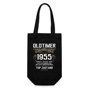 70. Geburtstag Oldtimer 1970 Jahrgang 70 - Geschenkbeutel für Flaschen - Schwarz - Vorne