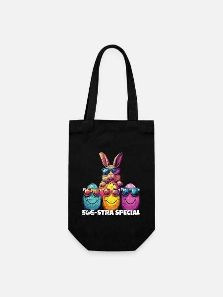 Egg-stra Spezial Ostereier - Geschenkbeutel für Flaschen - Schwarz