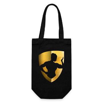 LOGO FRAU FITNESS - Geschenkbeutel für Flaschen - Schwarz - Vorne