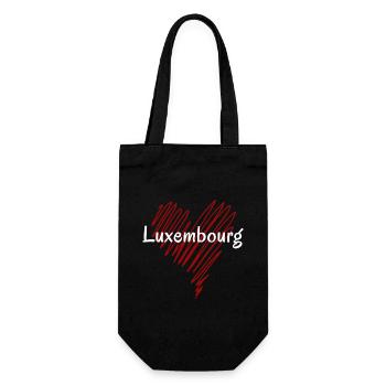 I Love Luxembourg, Luxembourg Pride - Gift Bag for Bottles - black - Front