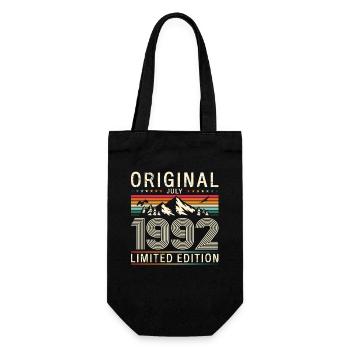 33e anniversaire Original Juillet Né en 1992 - Sac à bouteille - noir - Devant