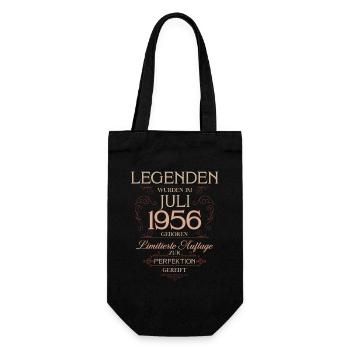 69e anniversaire Légende July Né en 1956 - Sac à bouteille - noir - Devant