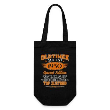 75ème Anniversaire Oldtimer Août Vintage 1950 - Sac à bouteille - noir - Devant