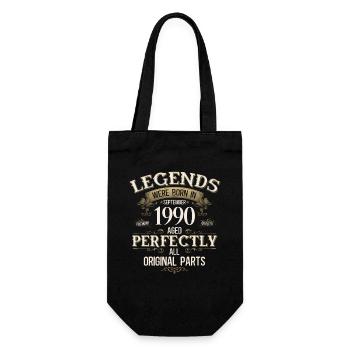 1985,Year 1985,Year 1985,Legend 1985,Origi - Gift Bag for Bottles - black - Front