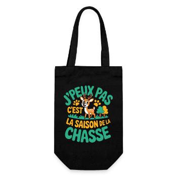 I Can't It's Hunting Season - Gift Bag for Bottles - black - Front