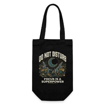 Focus Expert - Gift Bag for Bottles - black - Front