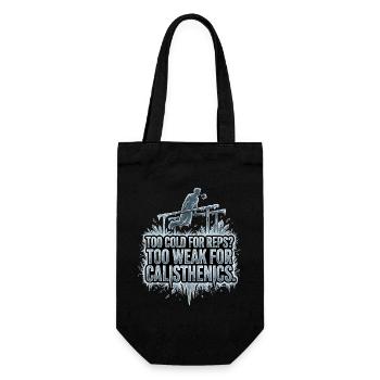 Calisthenics Eis - Gift Bag for Bottles - black - Front