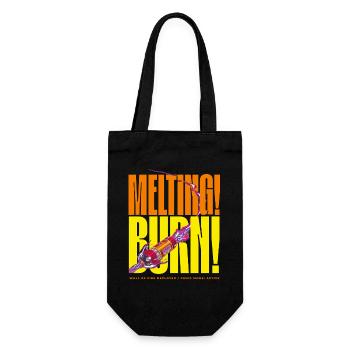 MELTING! Wall Of Fire - Gift Bag for Bottles - black - Front