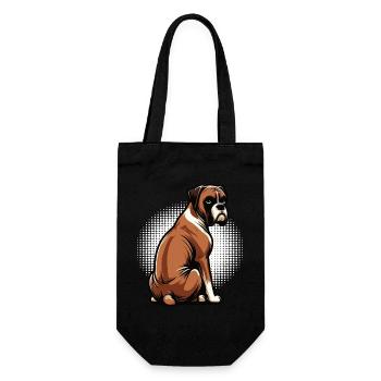 Boxer Boxer Porte-boxeurs Boxer Chien Boxer Propriétaire de boxer Fan boxer - Sac à bouteille - noir - Devant