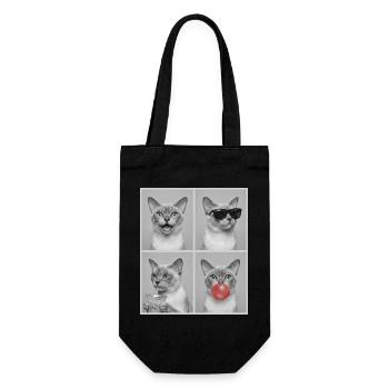 Chats Chat de Birmanie - Sac à bouteille - noir - Devant