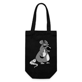 Rat Stinky Fingers Funny Nasty Cool Sunglasses - Gift Bag for Bottles - black - Front