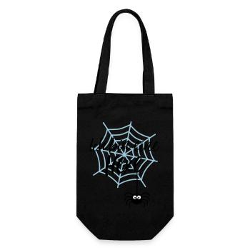 Ich bin eine Hexe - Geschenkbeutel für Flaschen - Schwarz - Vorne