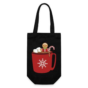 Cadeaux de Noël Noël - Sac à bouteille - noir - Devant