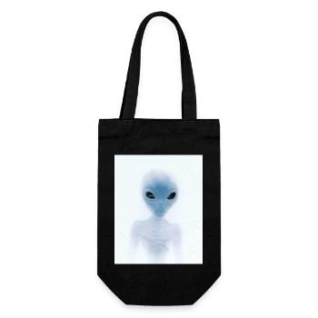 Alien - Gift Bag for Bottles - black - Front