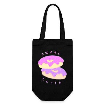 Sweet Tooth - Gift Bag for Bottles - black - Front