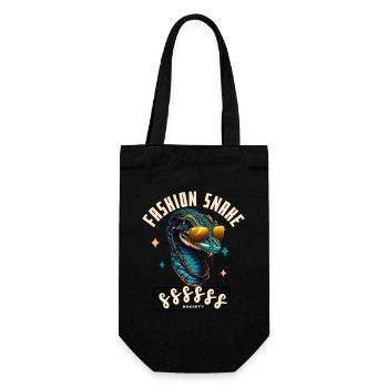 Serpent Glam Couture - Gift Bag for Bottles - black - Front
