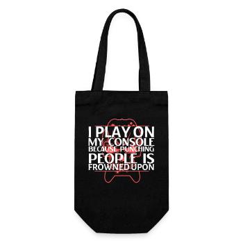 Console Rage Protest Tee - Gift Bag for Bottles - black - Front