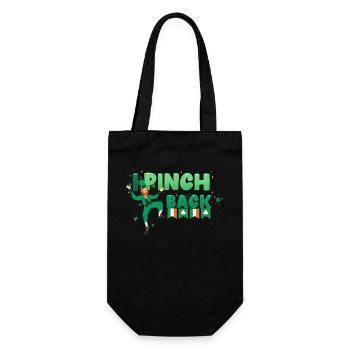 Fröhlichen St Patrick Tag. St. Patrick's Day! - Geschenkbeutel für Flaschen - Schwarz - Vorne