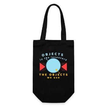Objects in the Inventory We Use - Gift Bag for Bottles - black - Front