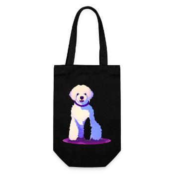 Chien Cadeau Chiens Caniche Pet Dog Owner - Sac à bouteille - noir - Devant