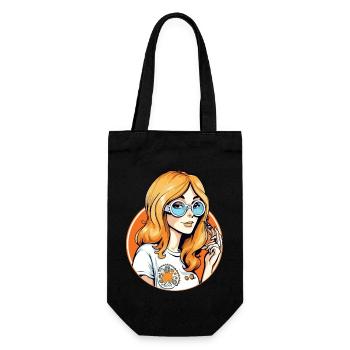 Anne hippie - Gift Bag for Bottles - black - Front