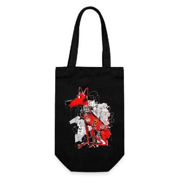 Loko le chien rouge - Sac à bouteille - noir - Devant