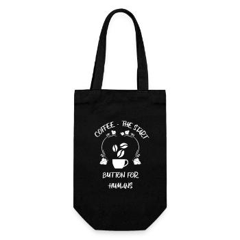 Coffee Espresso Coffee - Gift Bag for Bottles - black - Front