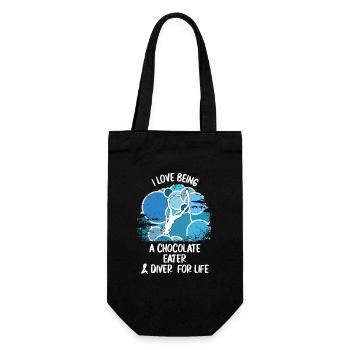 Divers Scuba Diving Scuba Diving Scuba Diving - Gift Bag for Bottles - black - Front