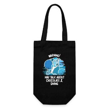 Divers Scuba Diving Scuba Diving Scuba Diving - Gift Bag for Bottles - black - Front