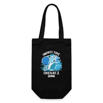 Divers Scuba Diving Scuba Diving Scuba Diving - Gift Bag for Bottles - black - Front