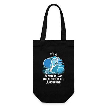Divers Scuba Diving Scuba Diving Scuba Diving - Gift Bag for Bottles - black - Front