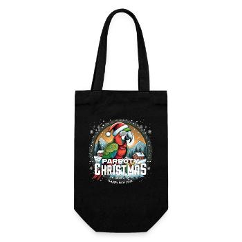 Perroquet de Noël - Perroquet de Noël - Sac à bouteille - noir - Devant