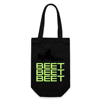 Beet Harvester Tshirt - Gift Bag for Bottles - black - Front