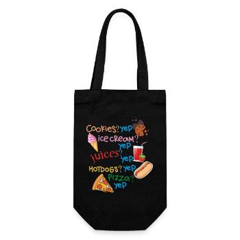Funny sayings for birthday - Gift Bag for Bottles - black - Front