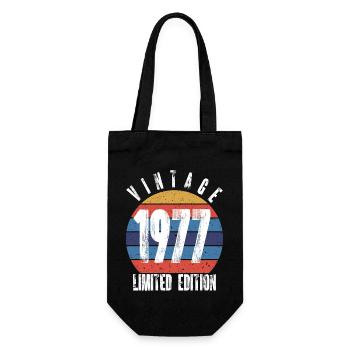 Vintage 1977 Limited Edition - Gift Bag for Bottles - black - Front