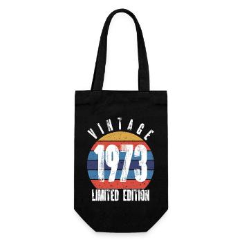 Vintage 1973 Limited Edition - Gift Bag for Bottles - black - Front