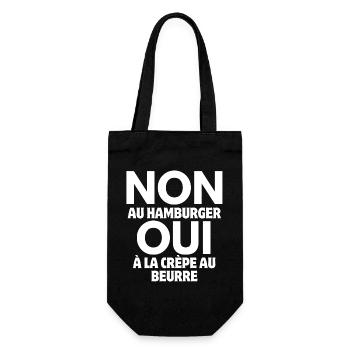 Brittany, Breton, Celtic - Gift Bag for Bottles - black - Front