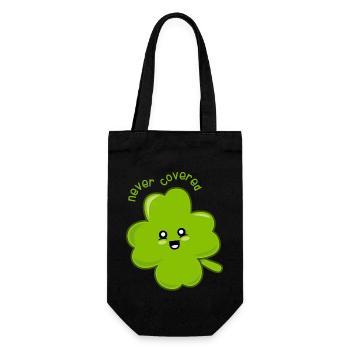 Lucky le trèfle à quatre feuilles ! - Sac à bouteille - noir - Devant
