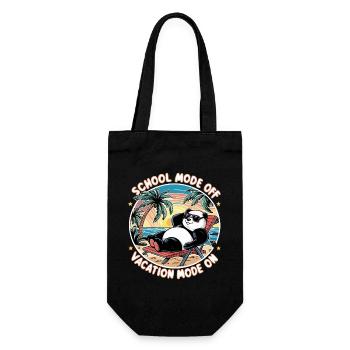 Dernier jour des vacances scolaires mode - Sac à bouteille - noir - Devant