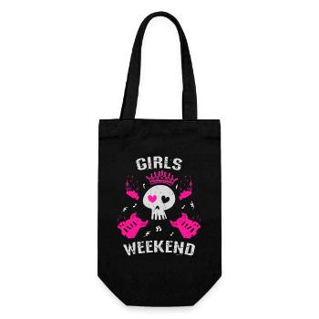 Girls weekend - Gift Bag for Bottles - black - Front