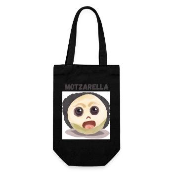 MoTzarella - Geschenkbeutel für Flaschen - Schwarz - Vorne
