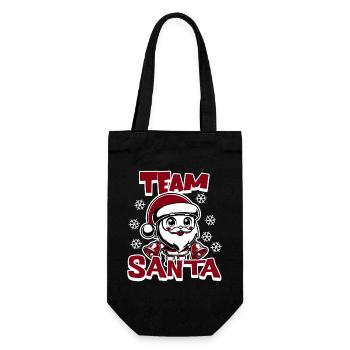 Équipe du Père Noël - Sac à bouteille - noir - Devant