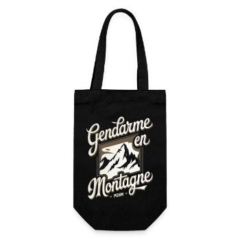 Gendarme en Montagne PGHM - Sac à bouteille - noir - Devant