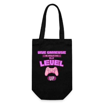 Elle Level Up Gameuse Rose - Sac à bouteille - noir - Devant