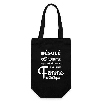 Femme fantastique prise - Sac à bouteille - noir - Devant